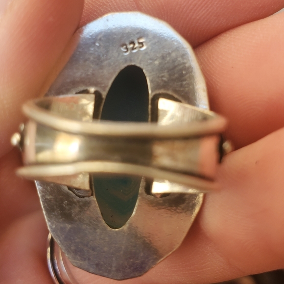 New Solar Agate 925 Silver Statement Ring. - Picture 6 of 16